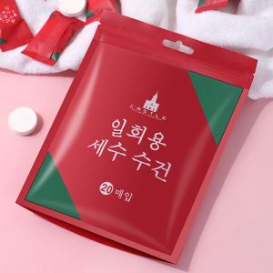 Cotton Compressed Towel Travel Suit Thickened Small Square Towel Portable Candy Face Towel