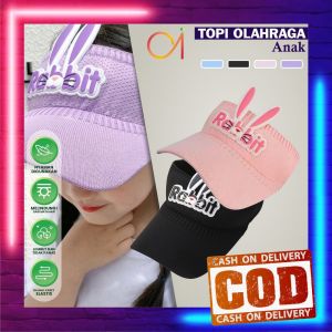 AI-P579 Topi Fashion Anak Rabbit Topi Golf Senam Sport Olahraga Fashion Girl / Topi Anak Rajut Visor