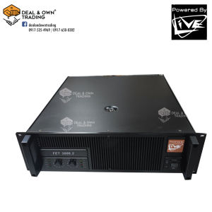 Live FET-3000.3 1500W X 2 for 8 Ohms 2050W X 2 for 4 Ohms Powered Amplifier
