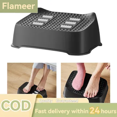 Under Desk Foot Rest Compact Curve Footrest Leg Feet Support Foot Rest Cushion Foot Stool Under Desk Footrest for Office Gaming