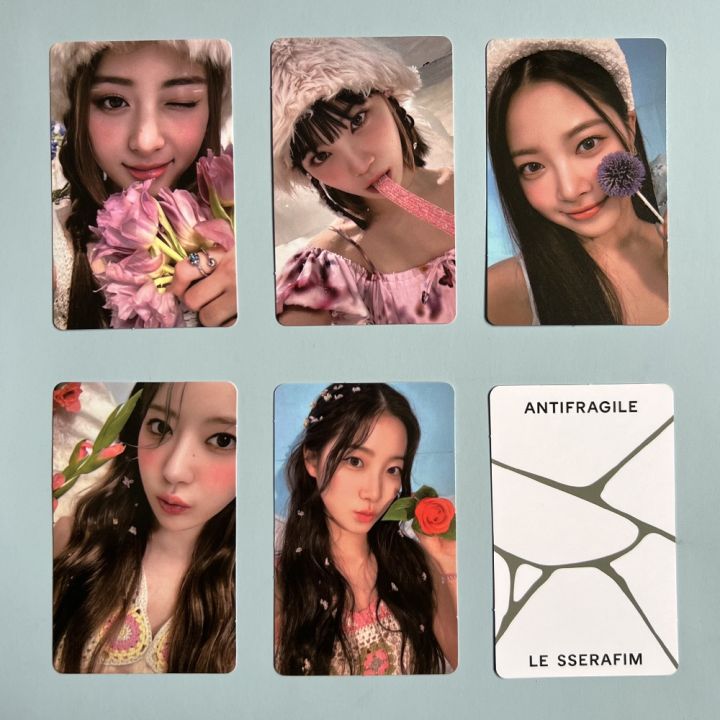 APOD 5pcs/set Kpop LE SSERAFIM Album ANTIFRAGILE Photocard