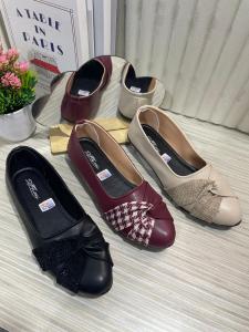 Sepatu Sandal Wanita Terbaru 2025 Slop Flat Pita Viral Kekinian Simpel Elegan