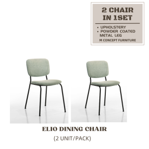 CHF ELIO Powder Coated Metal Dining Chair Color: Pink/Green