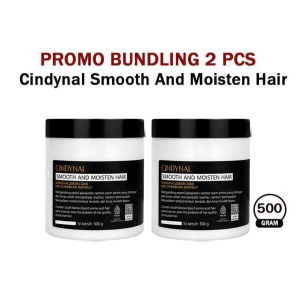 Buy 1 Get 1 CINDYNAL Hair Mask Smooting - Masker Perawatan Rambut Repairs Hair Smooth & Moisten Hair Treatment Salon 500 Gram