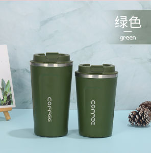 【One Cat Shop】 New 510ml/380ml Double Wall Stainless Steel Flasks Vacuum Cup Thermos Portable Coffee Tea Milk Travel Mug Bottle Cup Tumbler