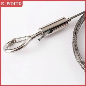 【E-WOITD】 เชือกลวดสปริงปรับได้แบบอัตโนมัติตะขอแขวนเสื้อผ้าระบบแขวนแขวนอัตโนมัติรหัสสเตนเลสสตีล