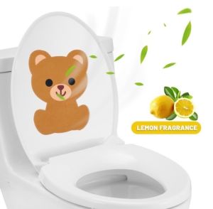 สติ๊กเกอร์ดับกลิ่นในห้องน้ำ รูปการ์ตูน ระงับกลิ่นเหม็น มีกาวในตัว กระดาษหอม