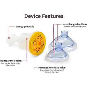 lifevac Heimlich first aid 1 USA อุปกรณ์ช่วย ทั้งเด็กและผู้ใหญ่ แบบพกพาสะดวก