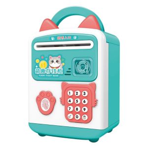 Két Sắt Vân Tay Thông Minh Cho Bé Hộp Đựng Tiền Tiết Kiệm Hình Ngôi Nhà Dễ Thương - Tiệm Nhà Sóc 2023