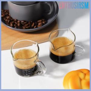 【Enthusiasm】🌟🌟【Hot Sale】🎈 70 75ml Borosilicate Glass Measuring Cup With Double Spout And Closed Handle