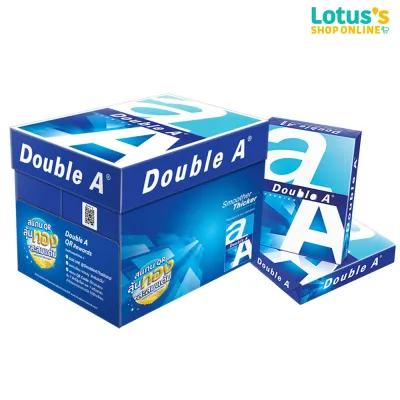 ดั๊บเบิ้ล เอ กระดาษถ่ายเอกสาร80แกรมA4 500แผ่น (Packกล่อง5รีม)