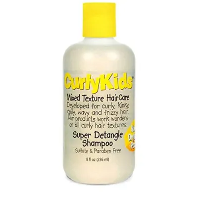 CurlyKids Mixed Hair HairCare Super Detangle Shampoo | Conditioner | Super Detangling Spray | Creme Conditioner