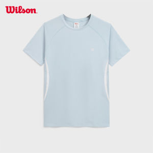 Wilson Men DAILY PERFORMANCE TEE เสื้อยืด WM20057532LBM Official Store