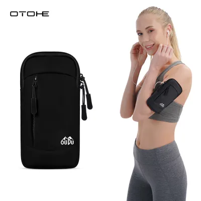 OTOHE Sports Armbands Wrist Bag Fitness Reflective Arm Bag Pouch Bag Sport Bag Running Arm Bag Waterproof Mobile Phone Bag for Outdoor Sport Exercise Workout Running