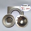 SARINGAN GOT STAINLESS 4 IN BIASA - SALURAN AIR GOT KAMAR MANDI - FLOOR DRAIN - SALURAN PEMBUANGAN AIR KAMAR MANDI. 