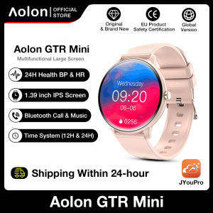 Aolon GTR Mini Smart Watch Bluetooth Call Dial Custom Fitness Traker Sports Watch Men Women
