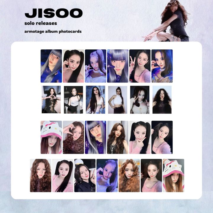 BLACKPINK Jisoo Solo Album AMORTAGE Withmuu PhotoCard Weverse