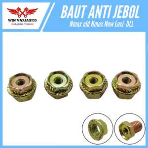 Baut anti jebol visor 1 set 4pcs baut nmax lexi pcx aerox dll
