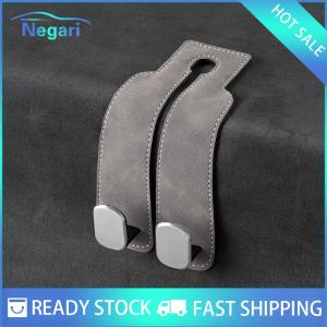 NG Motor✨ COD ✨ Car Chất Lượng Xe Tựa Đầu Móc Cao Cấp Da Lộn Phía Sau Ghế Treo Kép Móc Lớn Chịu Tải Hợp Kim Móc Móc Áo Phổ