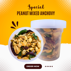 Kacang Ikan Bilis Mix  | Galic/Chili Kering/Daun Limau Purut (180G) Ready To Eat