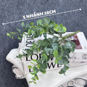 Cụm Lá Khuynh Diệp Trang Trí Nhà Văn Phòng Cắm Điêm Bó Hoa. Hoa Lụa LyLy Decor