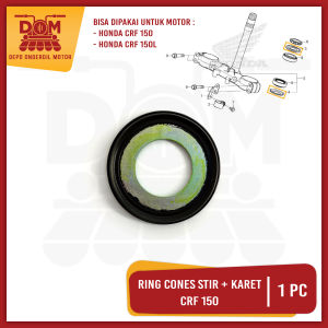 Ring Cones Stir CRF 150 + Karet (PSP) Reng Plat Kancingan Mur Komstir Kones Stir Honda Harga Per Pcs