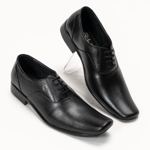 Sepatu Pantofel Tali Pria Derby Oxford 4 Hole Bahan Kulit MD077