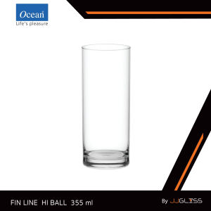 JJGLASS - (Ocean) B01213 Fin Line 12 1/2oz. (355ml.) - แก้วน้ำ แก้วฟินไลน์ ดริ๊งเเวร์ แก้วโอเชี่ยน