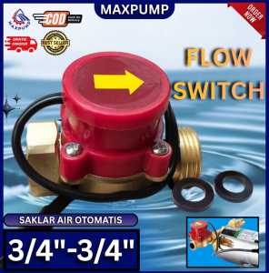 MAXPUMP 3/4-3/4 Flow Switch Pompa Air Booster Saklar Otomatis Water Switch Otomatis Pompa Pendorong