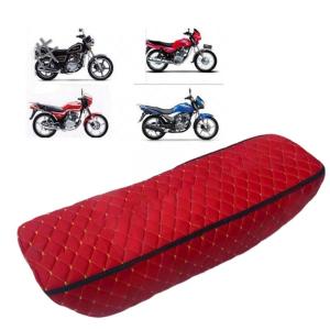 Quick Install Red Motorcycle Fuel Tank Protector Thickened Fabric Anti Abrasion For Long Distance Travel