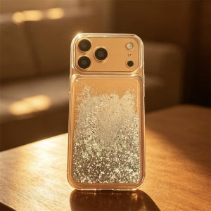 Glitter Silver Quicksand Case Cover for iPhone 17 16 15 Pro Max Float Bling Sand Liquid Phone Shell Soft Silicone Clear Capinhas