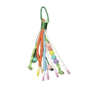 Móc khóa nghệ thuật nhẹ cho hành lý đựng quần áo và Ba lô trang trí dệt thủ công đồ treo trang trí móc treo chìa khóa