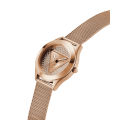 GUESS นาฬิกาข้อมือผู้หญิง รุ่น GLITZ PLAQUE GW0835L3 สีโรสโกลด์. 