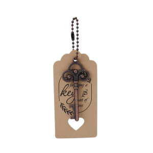 【On Sale】4Pcs Vintage Style Key Bottle Opener Bar Beer Keyring Wedding Creative Gift Souvenir Anniversary