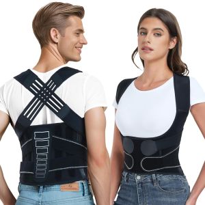 Guoftstars Posture Corrector for Women and Men with Spine Vertical Alignment System Lower Back Pain Relief Back StraighterHunchback Posture Corrector背部矫正带 背背佳