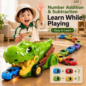 DIVATEN ic Pickup Remote Control Toy Car Dinosaur/Shark Remote Controlled Interactive Toy Vehicle Gifts Munching Toy Car Kids Interactive Play