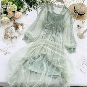 NJ Bina Dress Tille Gamis Lace Premium Gaun Wanita Kondangan Korean Style