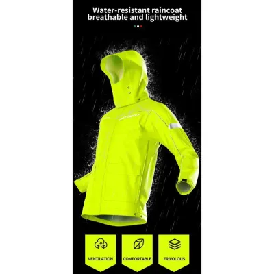 ♦︎✔︎ Motowolf Fully Upgraded Raincoat Waterproof