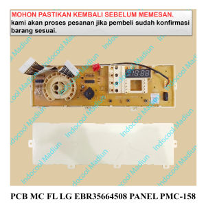 MODUL MESIN CUCI / MAINBOARD / PCB MESIN CUCI FRONT LOADING LG EBR35664508 PANEL PMC-158