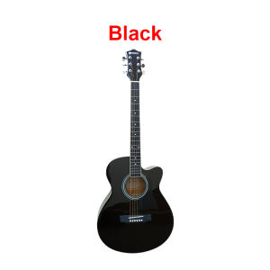 CAESAR (X-400C) 40 Inch Acoustic Guitar Cutaway Body With Accessories Set - Bag Capo Pick - Gitar Akustik Murah 吉他配件
