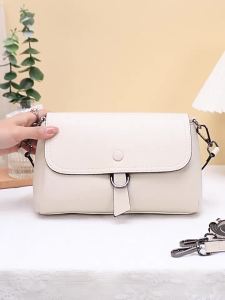 2026 New Casual Genuine Leather Bag Women Minimalist All-Match Large Capacity Soft Leather Shoulder Crossbody Bag Fashion Ladies Handbag