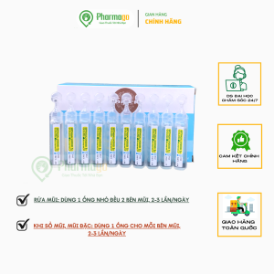 Nước Muối Sinh Lý Phisiodose Hộp 40 ống - Xuất xứ Pháp Chính Hãng