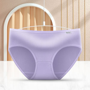 New Arrival Ladies Plain Color Panty Cotton Panty Seamless Underwear Plain/Candy Color Panty A001