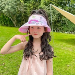 Hello Kitty Children Sun Hats Sanrio Kuromi Cinnamoroll Cartoon Cute Kawaii Summer Outdoor Sports Hat Toys Girls Gifts