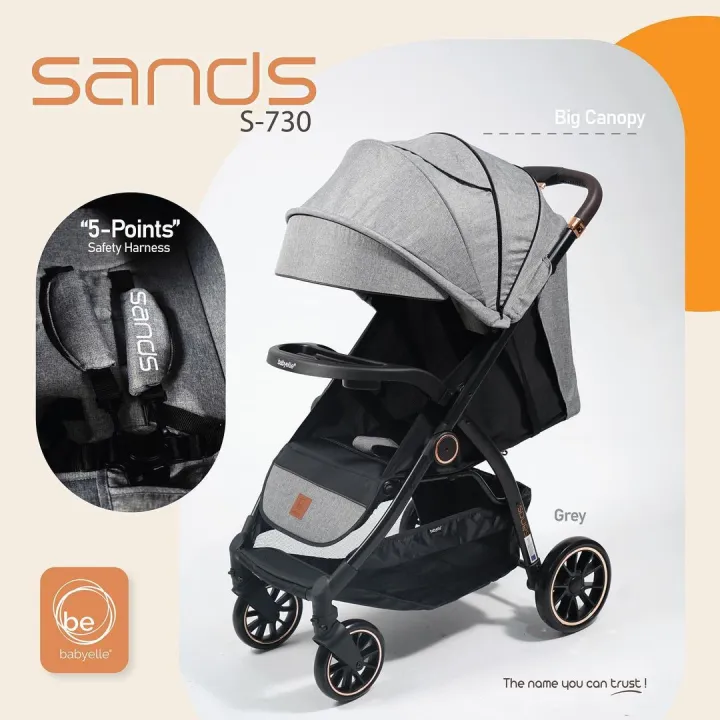 Kereta%20Bayi%20Stroller%20Babyelle%20Sands%20S730%20One%20Hand%20Folding%20System%20-%20Image%204