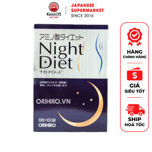 VIÊN HỖ TRỢ VÓC DÁNG NIGHT DIET ORIHIRO (HỘP 60 GÓI - DÙNG TRONG 30 NGÀY)