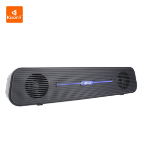 KISONLI Gaming Speaker Soundbar Laptop/Komputer i520 Design Long Strip With Volume Control