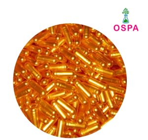 1000pcs Size 00 Pearl Golden Yellow 1/ Pearl Golden Yellow 1 OSPA High Quality Empty Gelatin Capsule