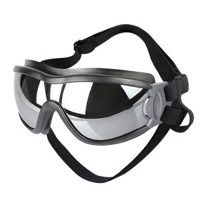 HamshMoc Dog Goggles UV Protection Windproof Pet Sunglasses Eye Wear Protection Sun-Proof Rainproof With Adjustable Strap For Medium Large Dogs