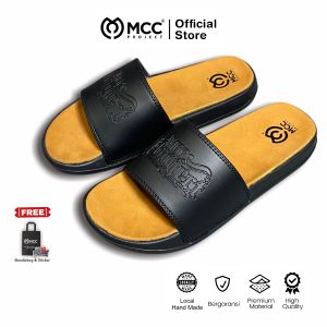 MCC Project Sandal Pria Kekinian Dewasa Selop Conor Tan Sandal Cowok Pria Sandal Slide Pria Sendal Ringan Selop Size 36-43